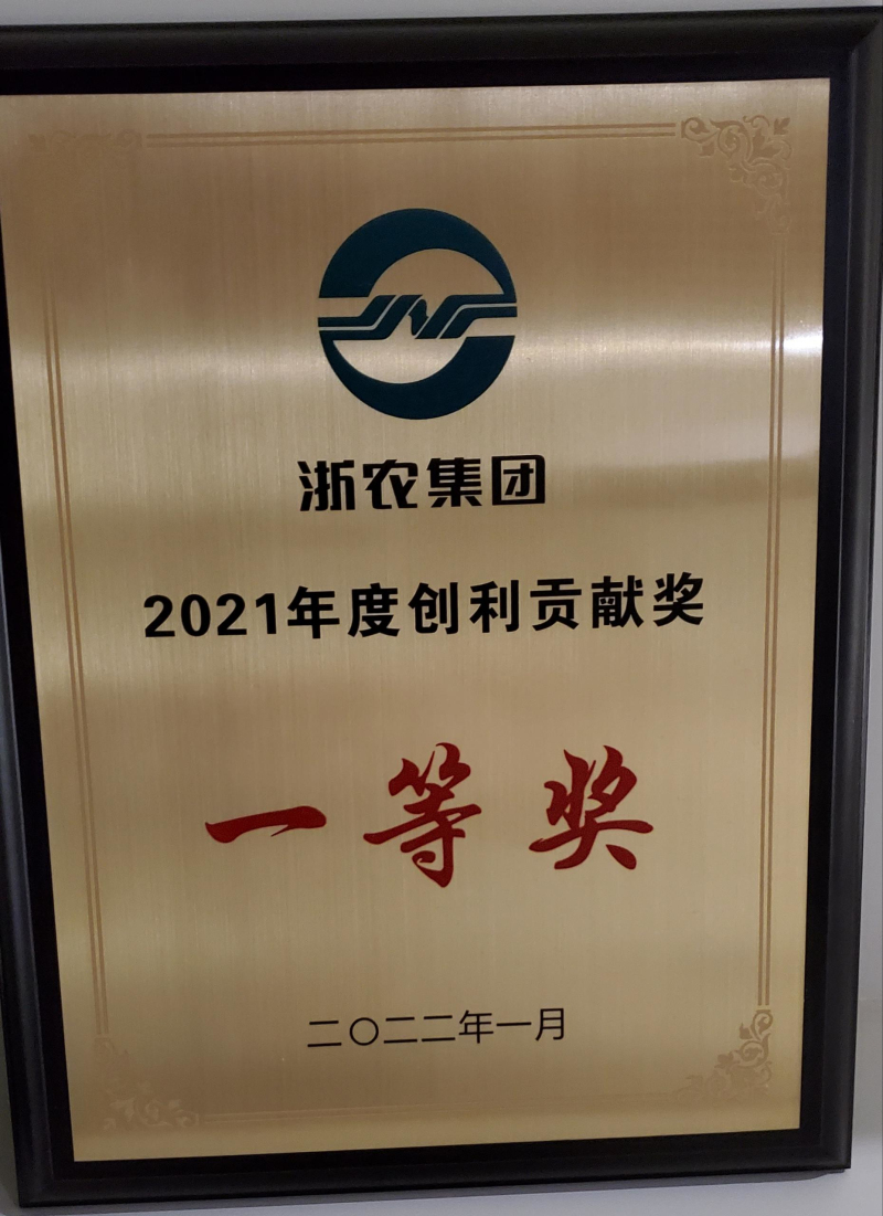 2021創(chuàng)立貢獻一等獎