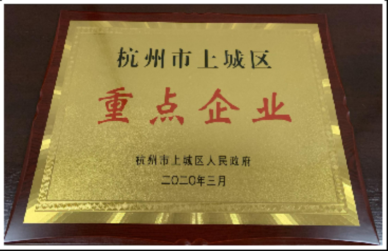 2019杭州市上城區(qū)重點企業(yè)